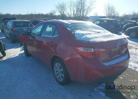 2017 Toyota Corolla Le z USA, uszkodzony, nr VIN 2T1BURHE4HC775999